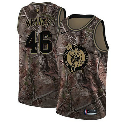 Nike Celtics #46 Aron Baynes Camo NBA Swingman Realtree Collection Jersey