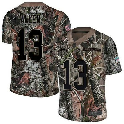 Nike Chargers #13 Keenan Allen Camo Youth Stitched NFL Limited Rush Realtree Jersey