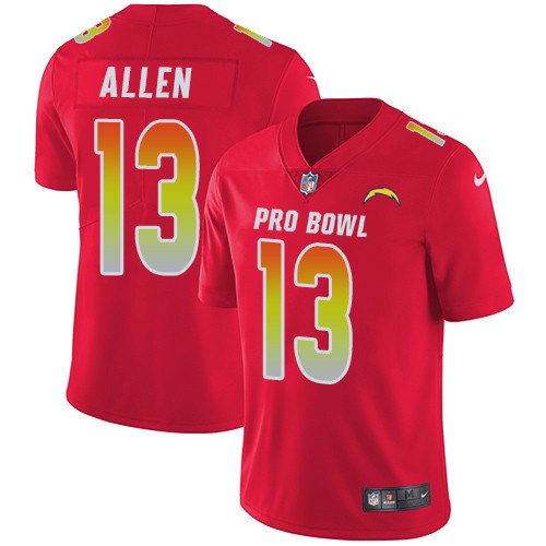 Nike Chargers #13 Keenan Allen Red Youth Stitched NFL Limited AFC 2019 Pro Bowl Jersey