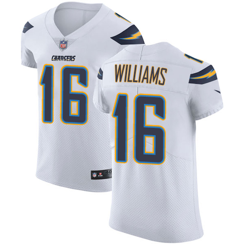 Nike Chargers #16 Tyrell Williams White Men's Stitched NFL Vapor Untouchable Elite Jersey