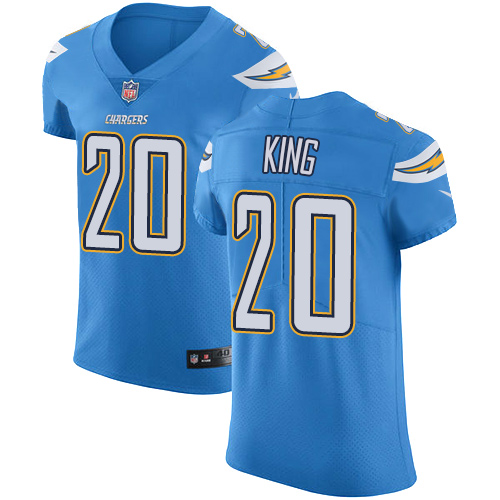 Nike Chargers #20 Desmond King Electric Blue Alternate Men's Stitched NFL Vapor Untouchable Elite Jersey