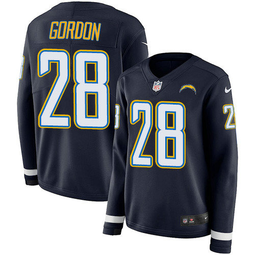 Nike Chargers #28 Melvin Gordon Navy Blue Team Color Women's