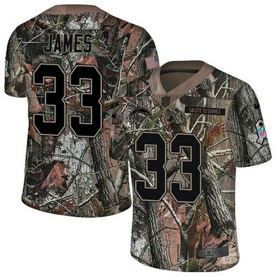 Nike Chargers #33 Derwin James Camo Youth Stitched NFL Limited Rush Realtree Jersey