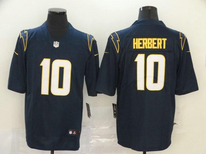 Nike Chargers 10 Justin Herbert Navy 2020 Vapor Untouchable Limited Jersey