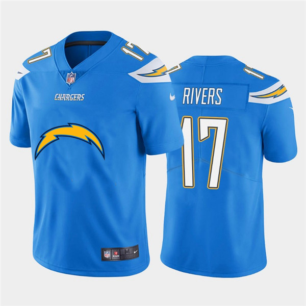 Nike Chargers 17 Philip Rivers Blue Team Big Logo Vapor Untouchable Limited Jersey - 副本