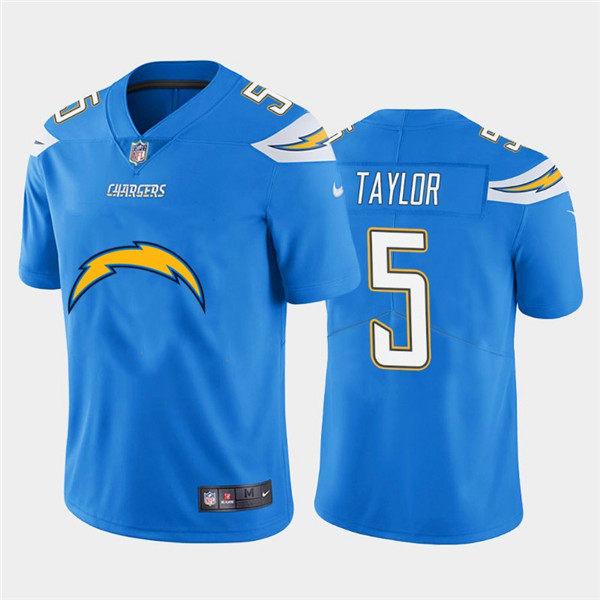 Nike Chargers 5 Tyrod Taylor Blue Team Big Logo Vapor Untouchable Limited Jersey - 副本