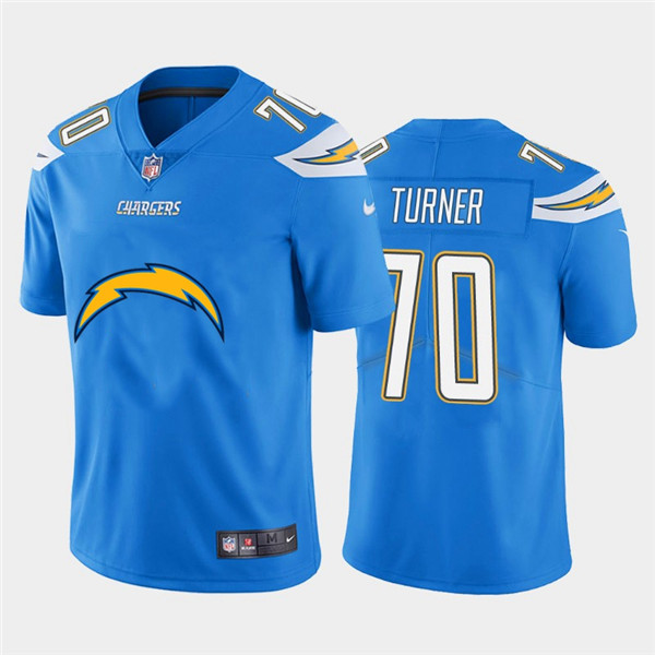 Nike Chargers 70 Trai Turner Blue Team Big Logo Vapor Untouchable Limited Jersey - 副本