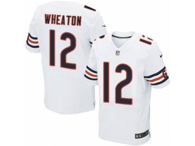 Nike Chicago Bears #12 Markus Wheaton Elite White NFL Jersey
