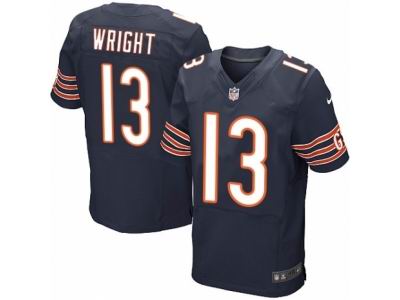 Nike Chicago Bears #13 Kendall Wright Elite Navy Blue Jersey
