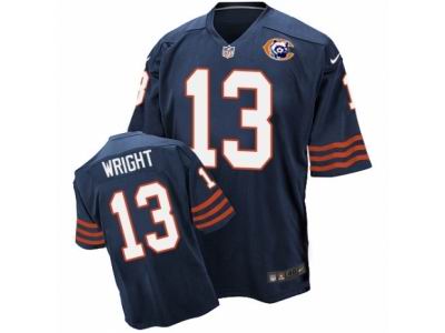 Nike Chicago Bears #13 Kendall Wright Elite Navy Blue Throwback NFL Jersey