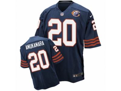 Nike Chicago Bears #20 Prince Amukamara Elite Navy Blue Throwback NFL Jersey