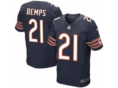 Nike Chicago Bears #21 Quintin Demps Elite Navy Blue Jersey