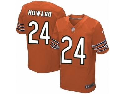 Nike Chicago Bears #24 Jordan Howard Elite Orange Jersey