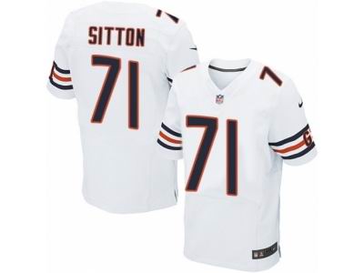 Nike Chicago Bears #71 Josh Sitton Elite White NFL Jersey