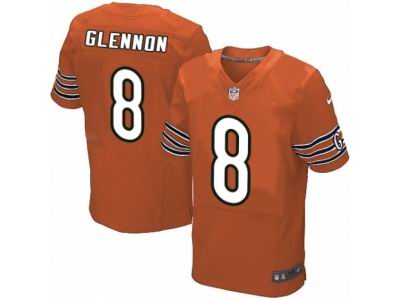 Nike Chicago Bears #8 Mike Glennon Elite Orange Jersey