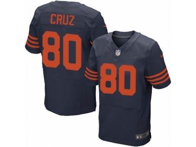 Nike Chicago Bears #80 Victor Cruz Elite Orange Jersey
