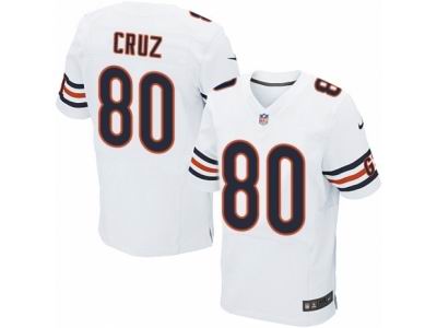 Nike Chicago Bears #80 Victor Cruz Elite White NFL Jersey