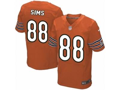 Nike Chicago Bears #88 Dion Sims Elite Orange Jersey