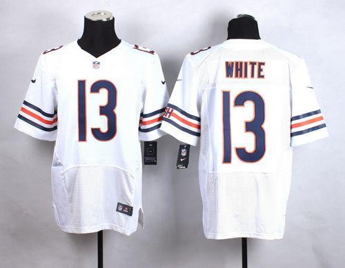 Nike Chicago Bears 13 Kevin White White NFL Elite Jersey