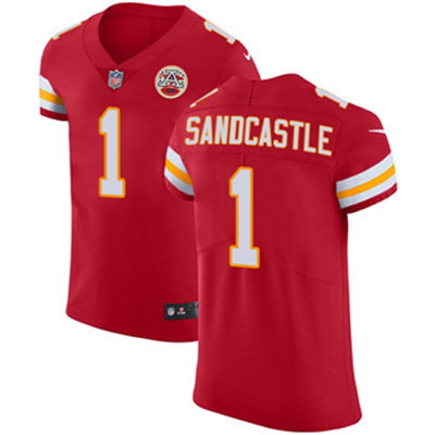 Nike Chiefs #1 Leon Sandcastle Red Team Color Men's Stitched NFL Vapor Untouchable Elite Jersey