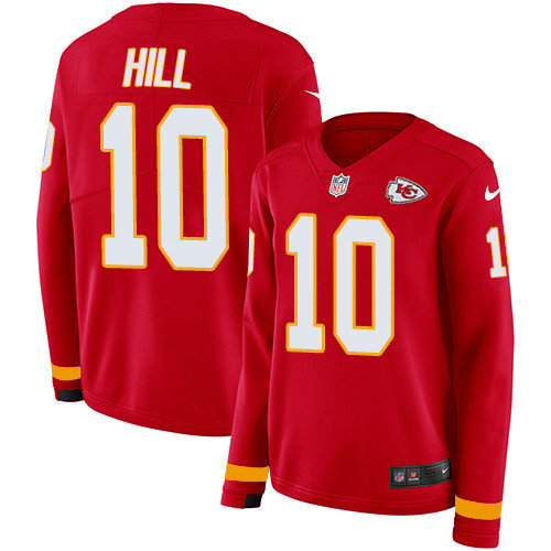Nike Chiefs #10 Tyreek Hill Red Team Color Women's Stitched NFL
