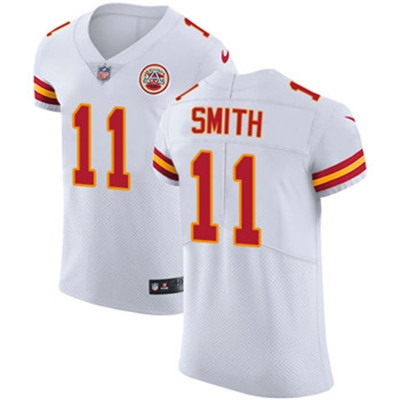 Nike Chiefs #11 Alex Smith White Men's Stitched NFL Vapor Untouchable Elite Jersey