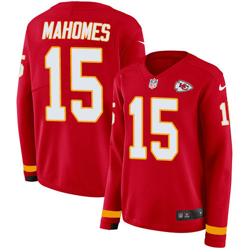 Nike Chiefs #15 Patrick Mahomes Red Team Color Women's Stitched