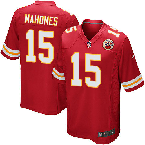 Nike Chiefs #15 Patrick Mahomes Red Team Color Youth Stitched NFL Elite Jersey