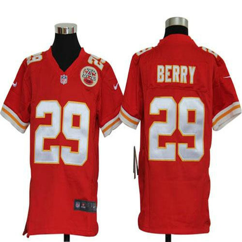 Nike Chiefs #29 Eric Berry Red Team Color Youth Stitched NFL Elite Jersey