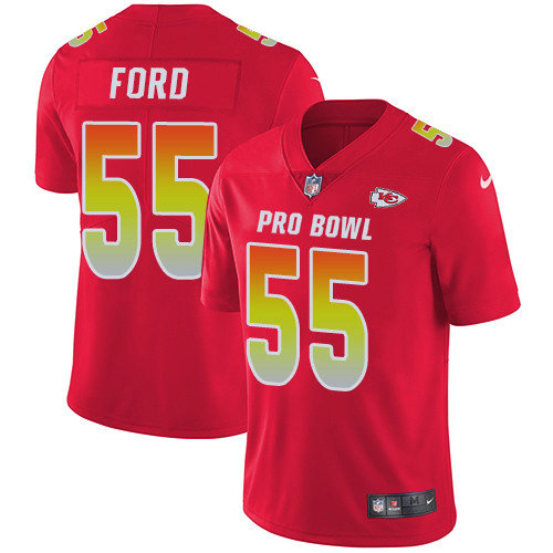 Nike Chiefs #55 Dee Ford Red Men's Stitched NFL Limited AFC 2019 Pro Bowl Jersey
