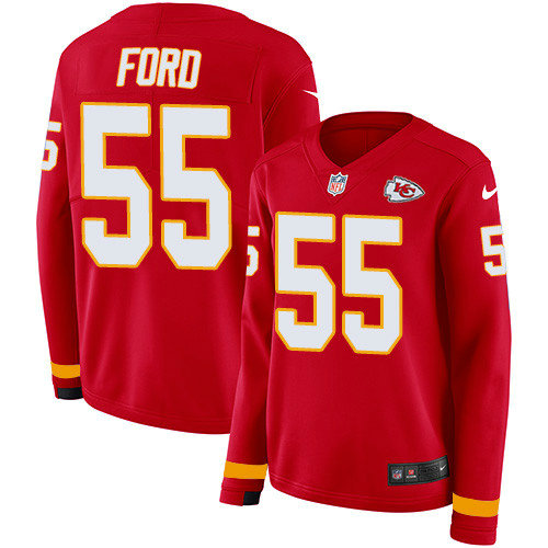 Nike Chiefs #55 Dee Ford Red Team Color Women's Stitched NFL Limited