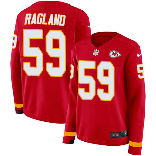 Nike Chiefs #59 Reggie Ragland Red Team Color Women's Stitched NFL