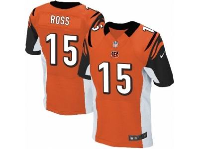 Nike Cincinnati Bengals #15 John Ross Elite Orange Jersey