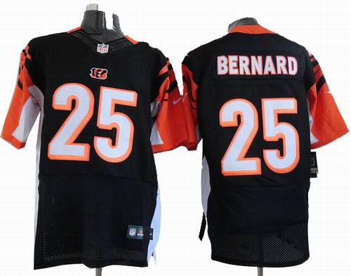 Nike Cincinnati Bengals #25 Giovani Bernard black elite  jerseys