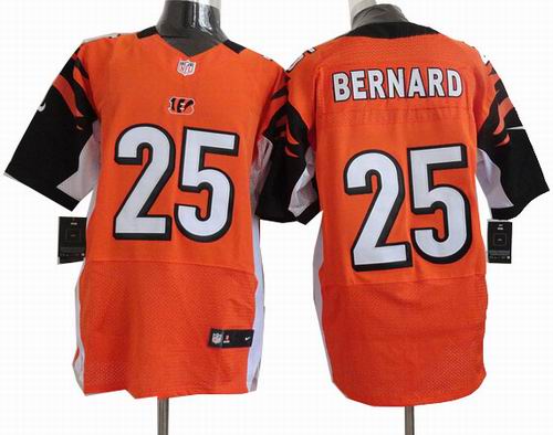 Nike Cincinnati Bengals #25 Giovani Bernard orange elite jerseys