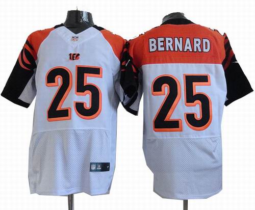 Nike Cincinnati Bengals #25 Giovani Bernard white elite jerseys