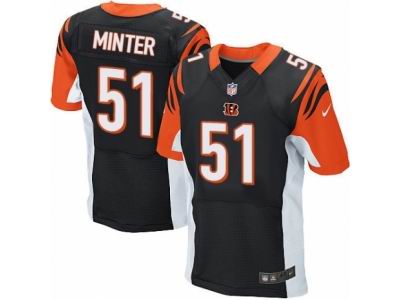 Nike Cincinnati Bengals #51 Kevin Minter Elite Black Jersey