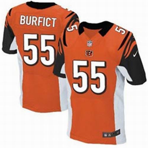 Nike Cincinnati Bengals #55 Vontaze Burfict Elite Orange jerseys
