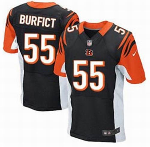 Nike Cincinnati Bengals #55 Vontaze Burfict Elite black jerseys