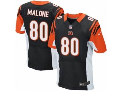 Nike Cincinnati Bengals #80 Josh Malone Elite Black Jersey