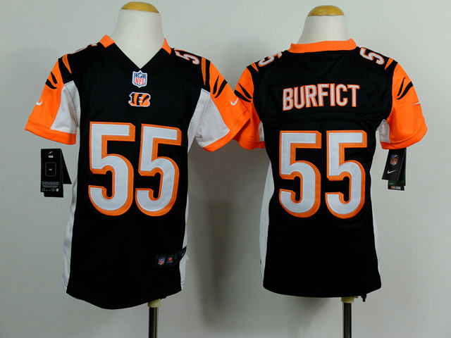 Nike Cincinnati Bengals 55 Vontaze Burfict kid NFL jerseys