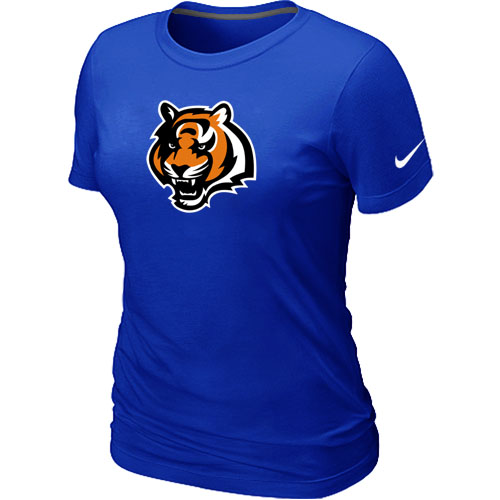 Nike Cincinnati Bengals Tean Logo Women's Blue T-Shirt