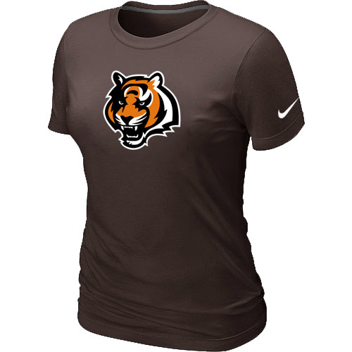 Nike Cincinnati Bengals Tean Logo Women's Brown T-Shirt