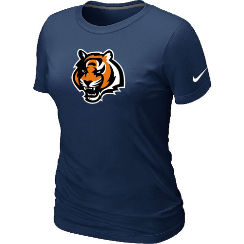 Nike Cincinnati Bengals Tean Logo Women's D.Blue T-Shirt