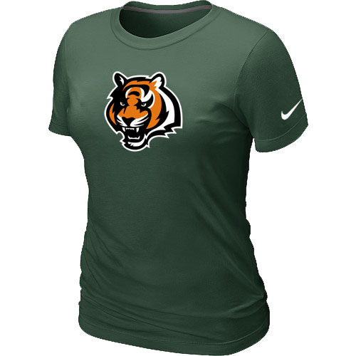 Nike Cincinnati Bengals Tean Logo Women's D.Green T-Shirt