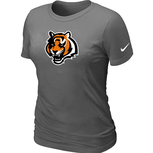 Nike Cincinnati Bengals Tean Logo Women's D.Grey T-Shirt