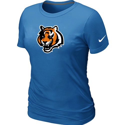 Nike Cincinnati Bengals Tean Logo Women's L.blue T-Shirt