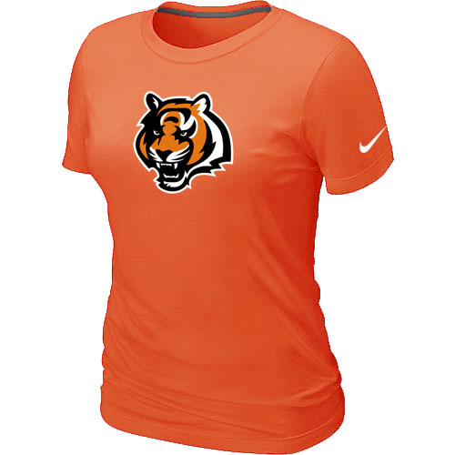 Nike Cincinnati Bengals Tean Logo Women's Orange T-Shirt