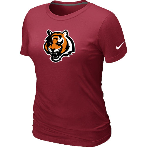 Nike Cincinnati Bengals Tean Logo Women's Red T-Shirt