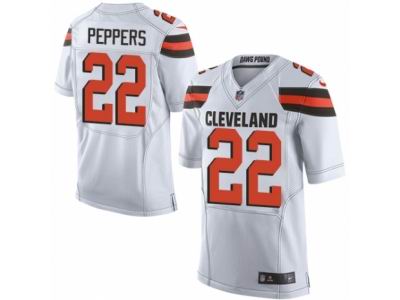 Nike Cleveland Browns #22 Jabrill Peppers Elite White NFL Jersey